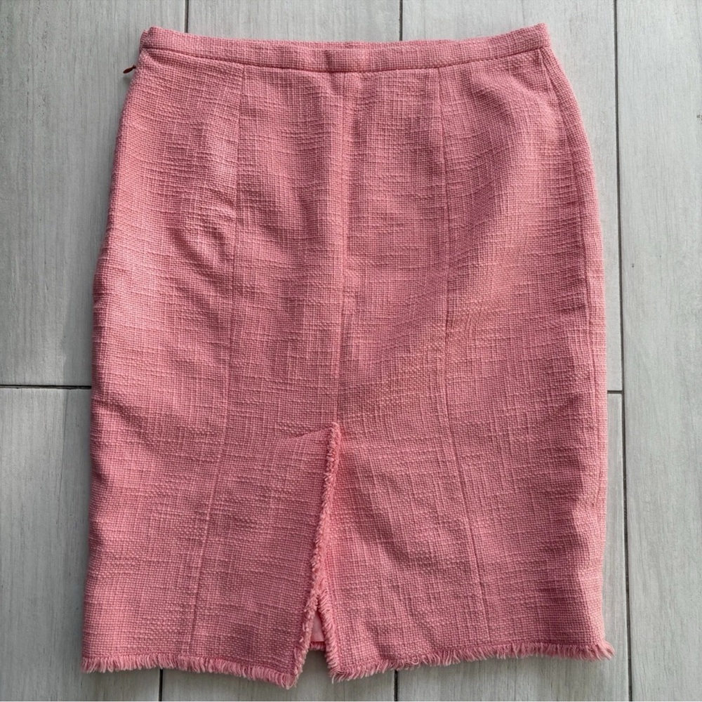 Moschino Cheap And Chick Pencil Skirt Pink Office Siren Elle Woods Sz 8 Barbie - Picture 2 of 7